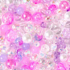 Transparent & Opaque Acrylic Bead OACR-TAC0002-08F-4
