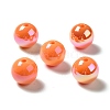 UV Plating Rainbow Iridescent Acrylic Beads LS-X-PACR-D070-01L-1