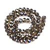 Electroplate Glass Beads Strands EGLA-A034-T8mm-B19-3