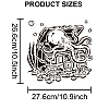 MAYJOYDIY US 1Pc PET Hollow Out Drawing Painting Stencils DIY-MA0004-24D-2