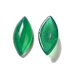 Dyed & Heated Natural Green Onyx Agate Cabochons G-G975-02-2