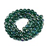Transparent Glass Beads Strands GLAA-Q107-02A-11-2