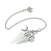 Natural Quartz Crystal Cone Dowsing Pendulum Big Pendants G-C114-01P-21-3