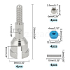 Aluminum Alloy Axle Adapters Set FIND-WH0071-54-2