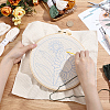 Flower Pattern Punch Embroidery Starter Kits DIY-WH20007-743B-3
