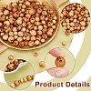   200Pcs 4 Styles Wood Beads WOOD-PH0002-92-4