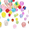 452Pcs 6 Style Transparent Crackle & Frosted Glass Beads CCG-YW0001-07-5