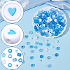 1200Pcs 10 Styles Opaque Plastic and  Opaque Acrylic Beads KY-PA0001-15B-6