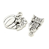 50Pcs Hallowmas Theme Tibetan Style Alloy Pendants FIND-U010-07-2