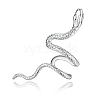 Fashionable S925 Silver Snake Ear Clip LU5013-1