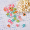  Resin Frosted Cabochons RESI-TA0001-27-10