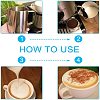 Stainless Steel Latte Art Graduated Cup AJEW-WH0096-42-5