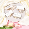 5 Sets 5 Colors Alloy Hoop Earring Sets EJEW-FS0001-23B-5