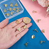 10 Pairs Brass Stud Earrings EJEW-PH0001-52A-3