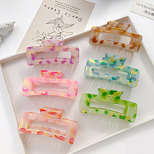 Rectangular Acrylic Large Claw Hair Clips for Thick Hair PW23042700925