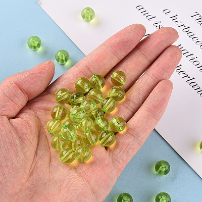 Transparent Acrylic Beads MACR-S370-A12mm-729-1