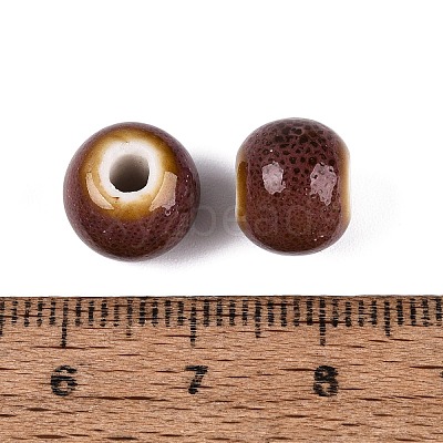 Vintage Handmade Porcelain Beads PORC-Q006-13A-16-1