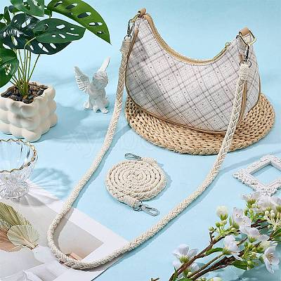 2Pcs Imitation Leather Twist Knitting Cord Mobile Straps FIND-CP0003-73C-1