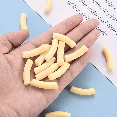 Opaque Acrylic Beads X-MACR-S372-002B-S021-1