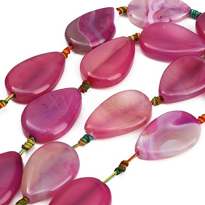 Natural Banded Agate/Striped Agate Beads Strands GG-CBAE0EB-01B-10-1