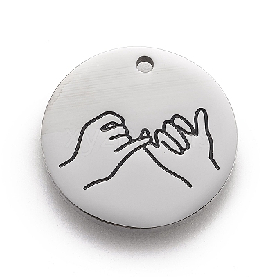 316 Surgical Stainless Steel Pendants LS-STAS-F257-06P-1