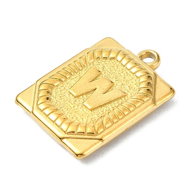 Ion Plating(IP) 304 Stainless Steel Pendants STAS-U033-01G-W-1
