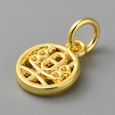 Alloy Pendants with Chinese Characters LS-FIND-WH0159-63G-25-1