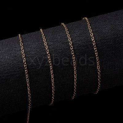 PVD Vacuum Plating 304 Stainless Steel Cable Chains CHS-H020-12G-25M-1
