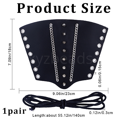 Adjustable Leather Cord Bracelet AJEW-WH0342-93-1
