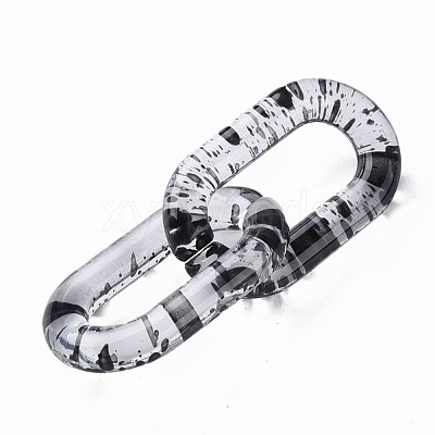 Transparent Acrylic Linking Rings OACR-N009-013B-08-1