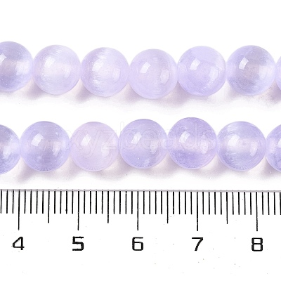 Natural Selenite Beads Strands G-C142-01A-02-1