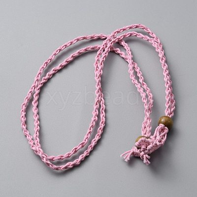 Braided Cotton Thread Cords Macrame Pouch Necklace Making FIND-WH0032-56B-03-1