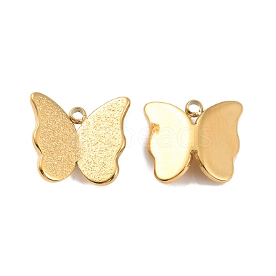 Ion Plating(IP) 304 Stainless Steel Charms STAS-D051-23G-1