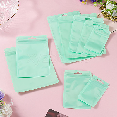 50Pcs 5 Styles Macaron Color Plastic Yin-yang Resealable Bags OPP-TADJ0001-03B-1