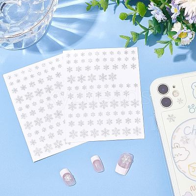Women's PET Plastic Self Adhesive Face Glitter Stickers for Makeup DIY-OC0009-95B-1