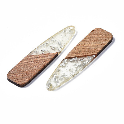 Resin & Wood Big Pendants X-RESI-S358-98G-1