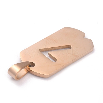 Ion Plating(IP) 304 Stainless Steel Pendants STAS-O127-C07-1