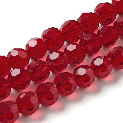 Transparent Glass Beads EGLA-A035-T6mm-D02-1