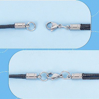 20 Sets 304 Stainless Steel Lobster Claw Clasps STAS-PH0004-74-1
