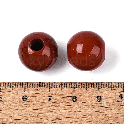Natural Red Jasper European Beads G-Q602-09C-03-1