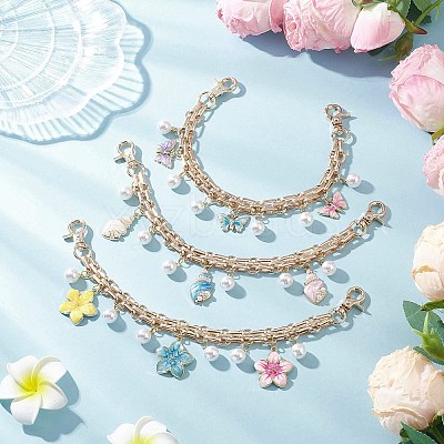 3Pcs Iron Chain Bag Handles AJEW-BA00166-1
