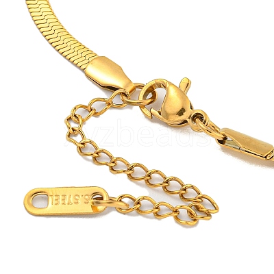 304 Stainless Steel Snake Chain Necklaces NJEW-P311-02B-G-1