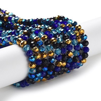 Glass Beads Strands EGLA-A034-M4mm-36-1
