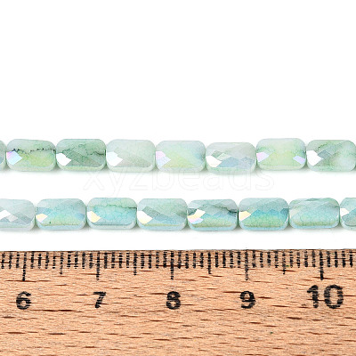 Anti-Tarnish Electroplate Glass Beads Strands GLAA-T025-29B-1