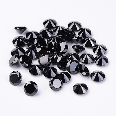Diamond Shape Glass Rhinestone Cabochons RGLA-J007-6mm-02-1