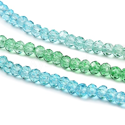 Transparent Painted Glass Beads Strands LS-DGLA-A034-T2mm-A17-1