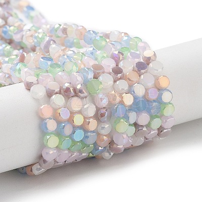 Electroplate Glass Beads EGLA-P056-01A-1