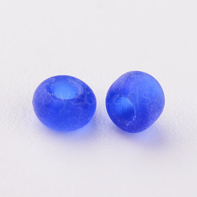 12/0 Frosted Round Glass Seed Beads X-SEED-A008-2mm-M8-1