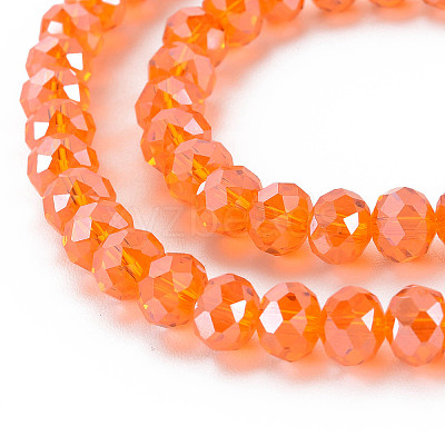Electroplate Glass Beads Strands EGLA-A034-T3mm-A07-1