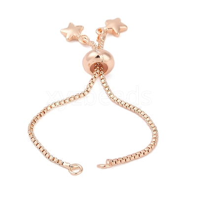 Brass Slider Bracelets Making KK-F891-17RG-01-1